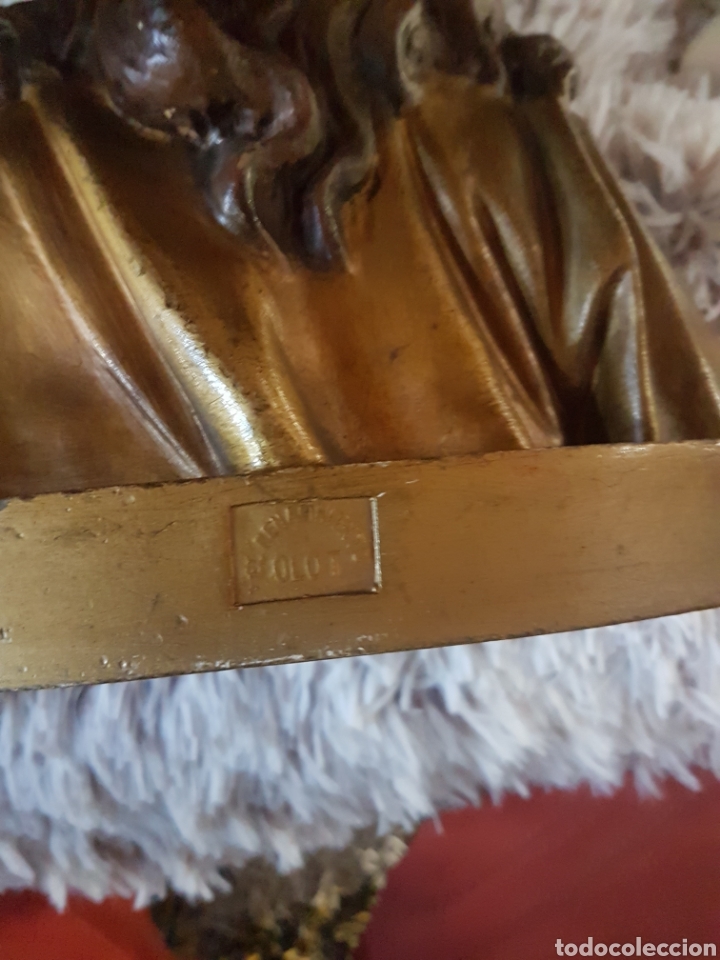 Antig&uuml;edades: ANTIGUO CRISTO DE PASTA DE MADERA DE OLOT - Foto 3