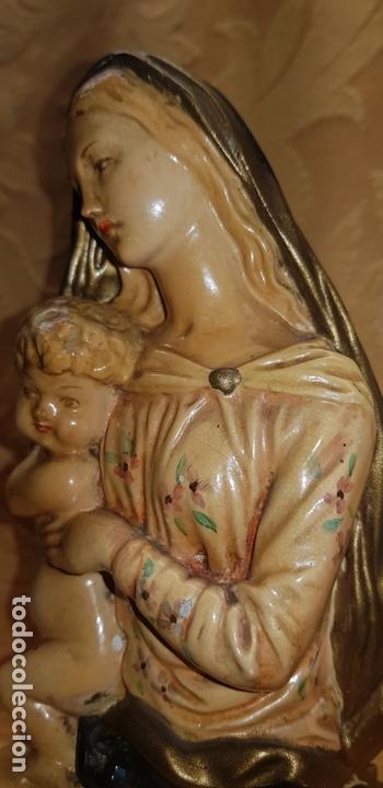 Antig&uuml;edades: BUSTO  VIRGEN  CON  NI&Ntilde;O - Foto 4