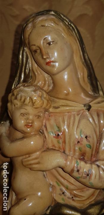 Antig&uuml;edades: BUSTO  VIRGEN  CON  NI&Ntilde;O - Foto 5