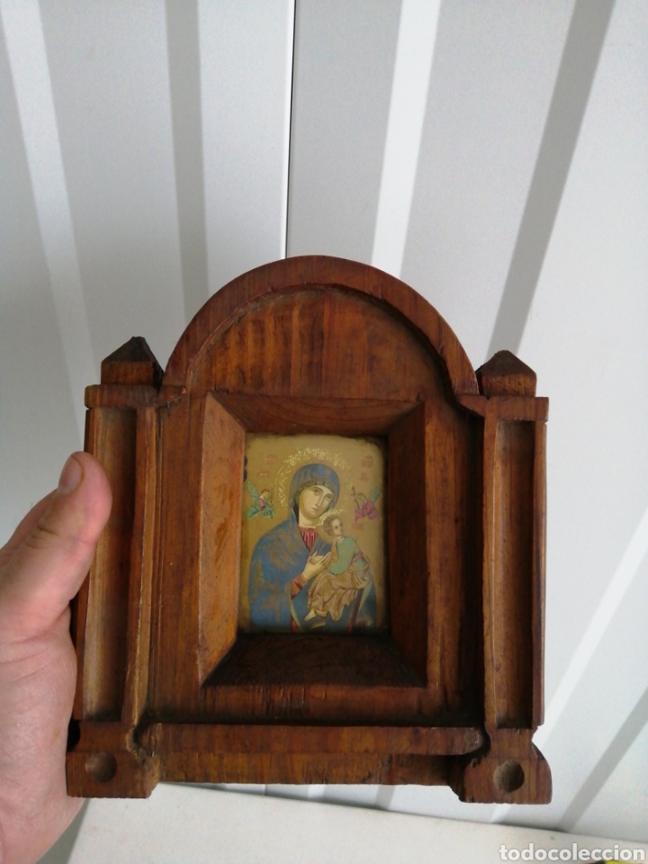 Antig&uuml;edades: Devocionario virgen con ni&ntilde;o - Foto 2