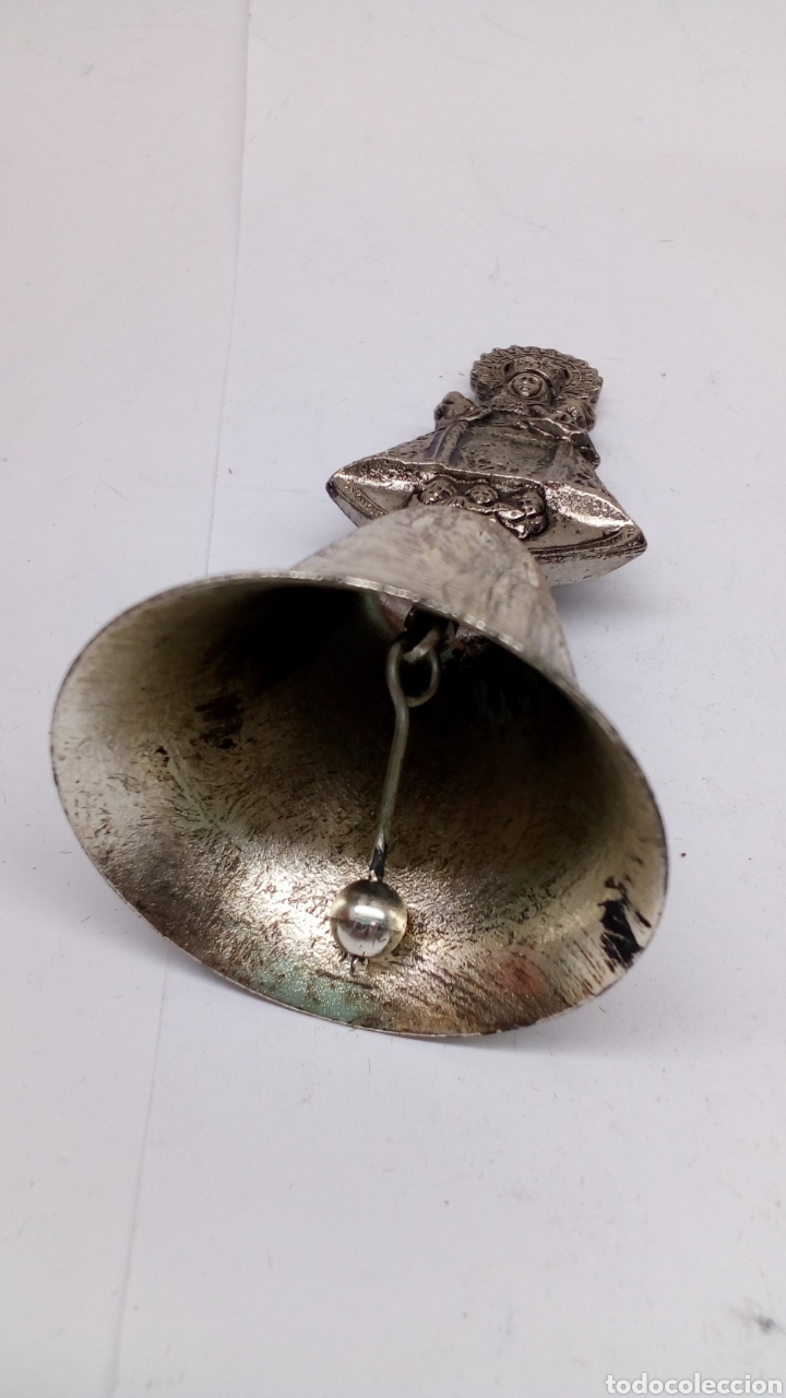Antig&uuml;edades: Campana religiosa metalica - Foto 1