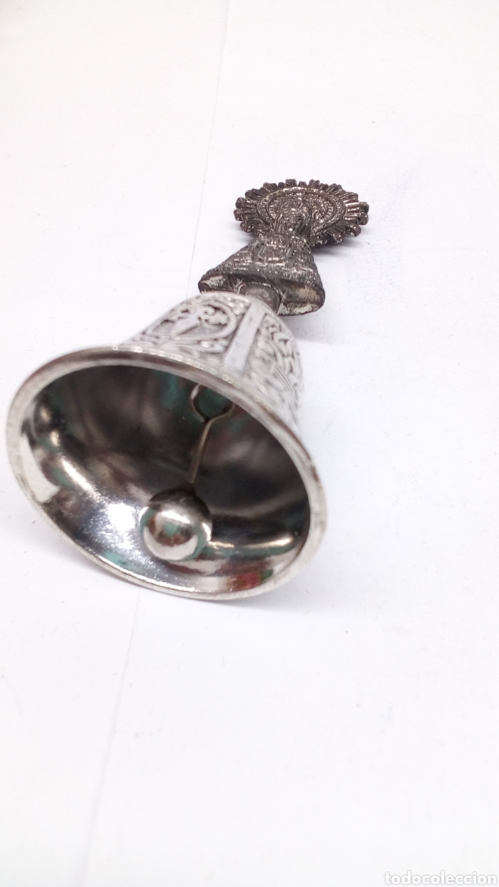Antig&uuml;edades: Campana religiosa metalica - Foto 2