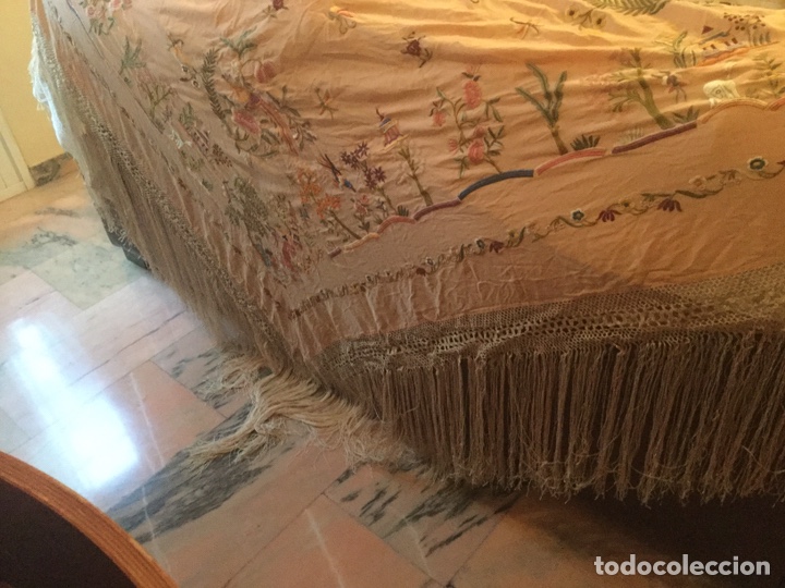 Antig&uuml;edades: Mant&oacute;n de Manila siglo XIX - Foto 5