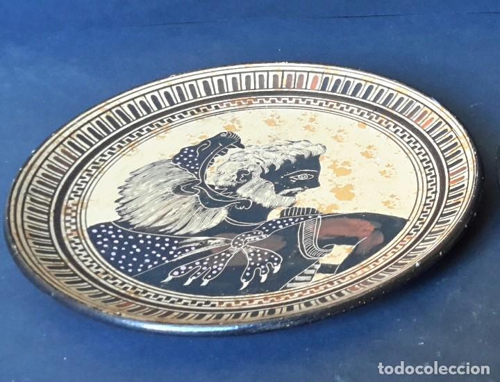 Antig&uuml;edades: Plato de terracota, H&eacute;rcules - Foto 2