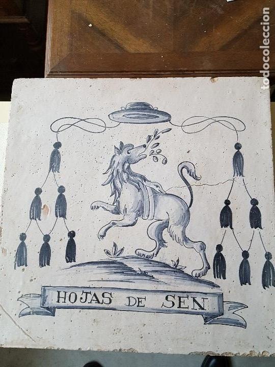 Antig&uuml;edades: Placa de cer&aacute;mica. - Foto 1