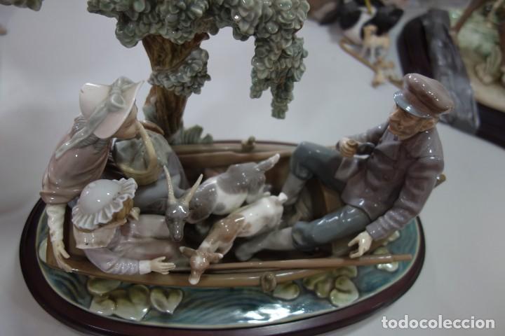 Antig&uuml;edades: Cruzando el r&iacute;o, LLADRO en perfecto estado - Foto 4