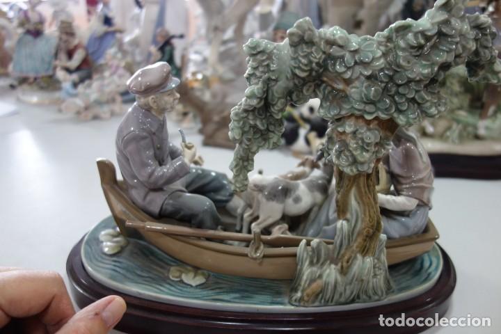 Antig&uuml;edades: Cruzando el r&iacute;o, LLADRO en perfecto estado - Foto 5