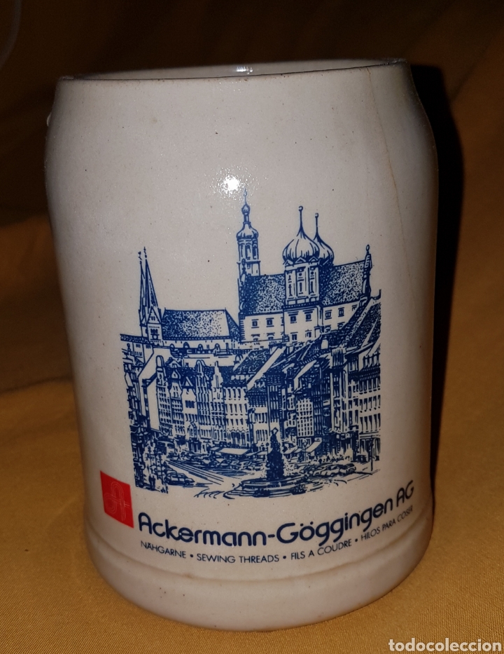 Antig&uuml;edades: Taza hilos de coser ackermann - Foto 1