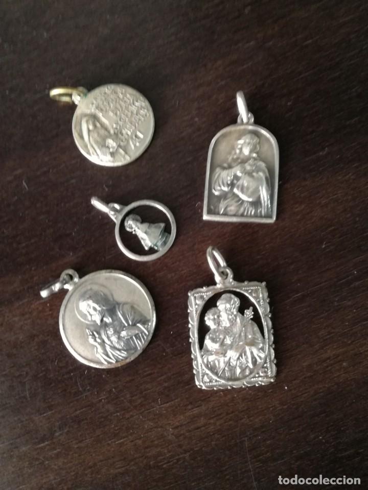 Antig&uuml;edades: Lote de 5 medallas de plata. - Foto 3