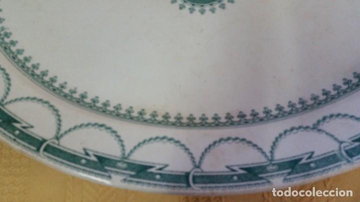 Antig&uuml;edades: Gran bandeja de porcelana inglesa - Foto 2