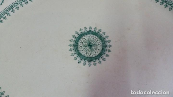 Antig&uuml;edades: Gran bandeja de porcelana inglesa - Foto 3