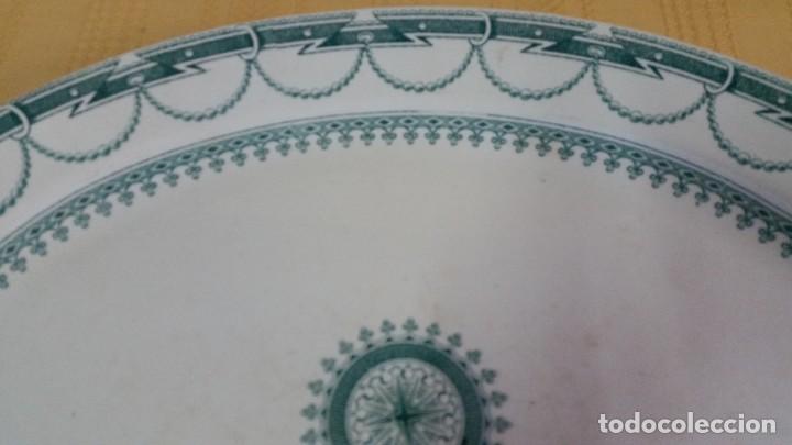 Antig&uuml;edades: Gran bandeja de porcelana inglesa - Foto 4