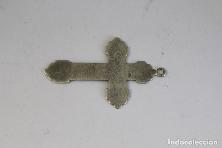 Antig&uuml;edades: cruz de caliz en plata de ley - Foto 4