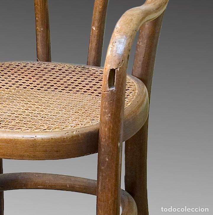 Antig&uuml;edades: Silla infantil. Madera. Siglo XIX. - Foto 4