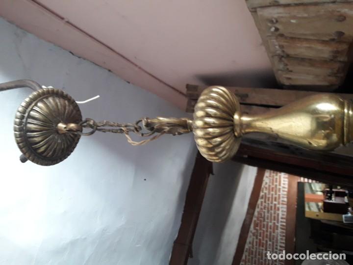 Antig&uuml;edades: Lampara peque&ntilde;a  bronce - Foto 3