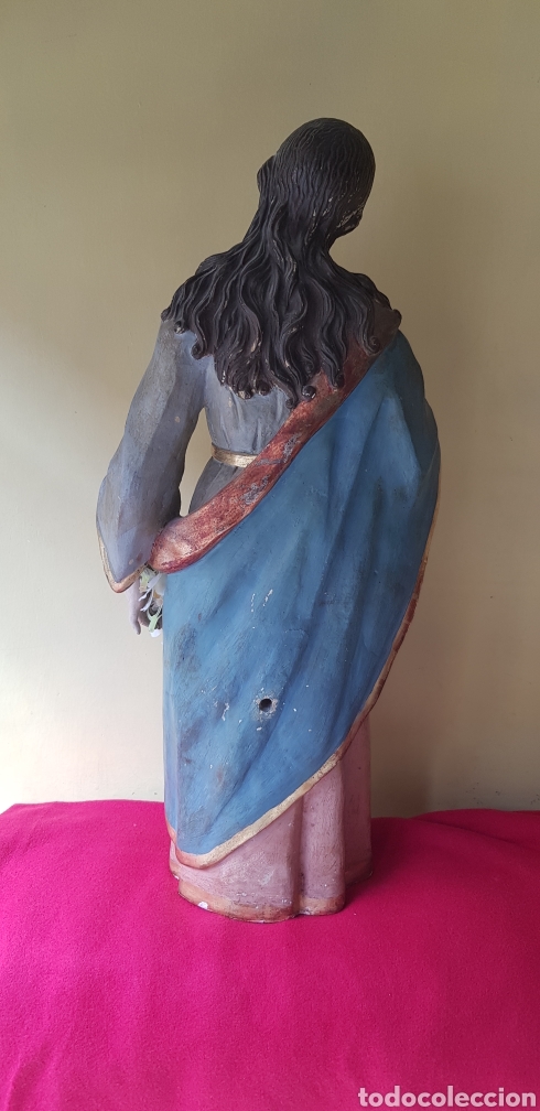 Antig&uuml;edades: Virgen de terracota - Foto 3