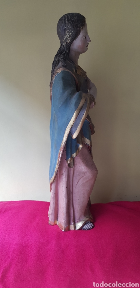 Antig&uuml;edades: Virgen de terracota - Foto 4