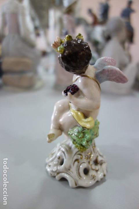 Antig&uuml;edades: Comiendo uvas, angel ,marca ilegible - Foto 2