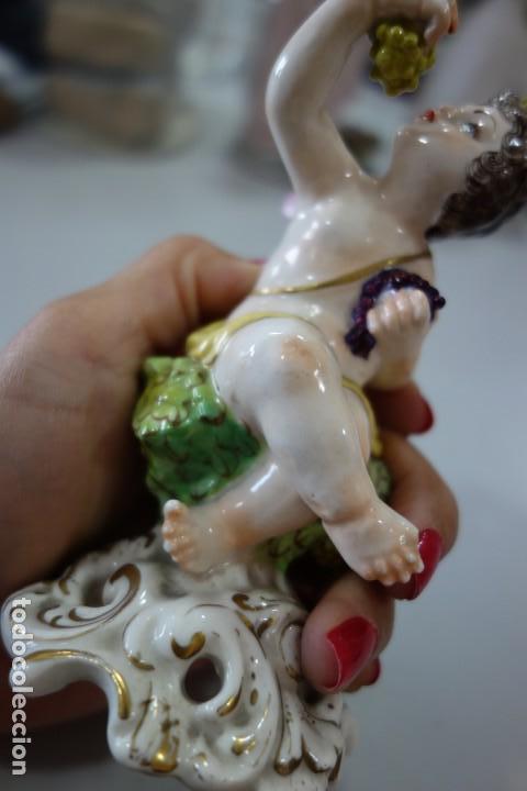 Antig&uuml;edades: Comiendo uvas, angel ,marca ilegible - Foto 6