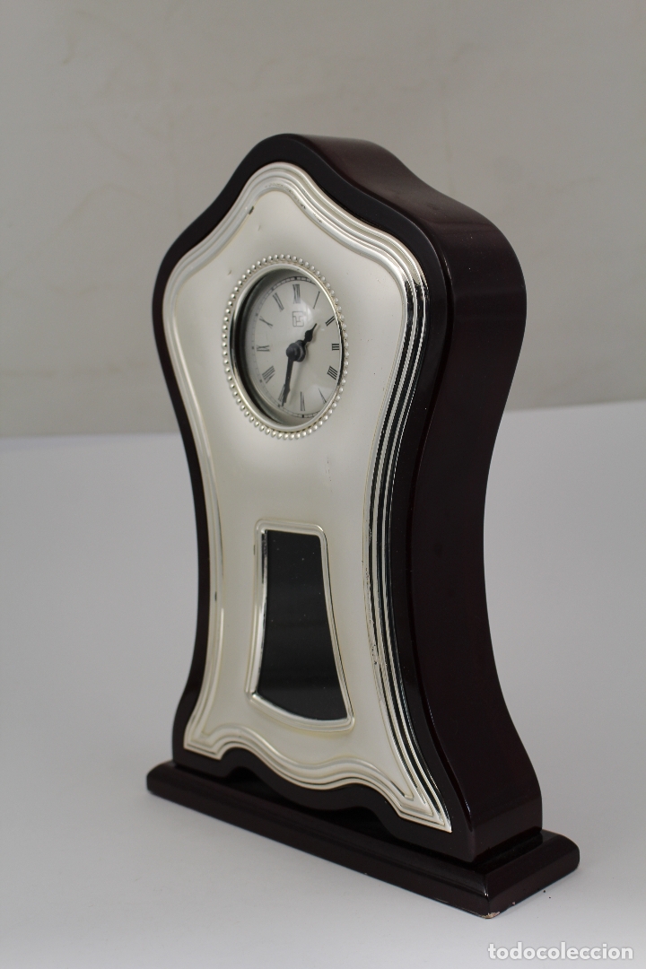 Antig&uuml;edades: reloj quartz en plata de ley - Foto 7