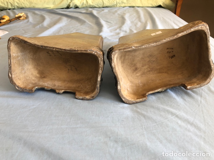 Antig&uuml;edades: Pareja de floreros de CERAMICA - Foto 6