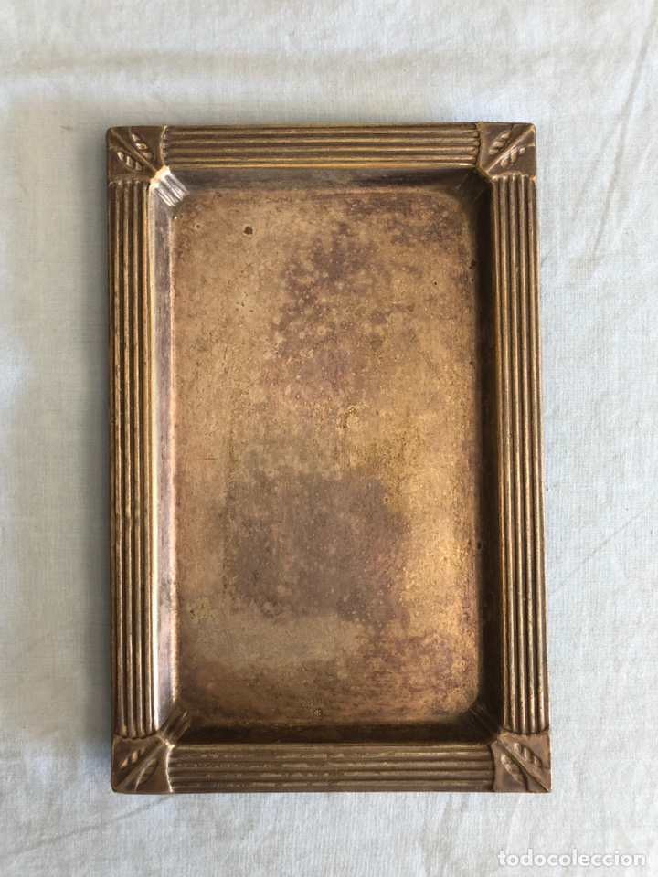Antig&uuml;edades: Bandeja plateada - Foto 1