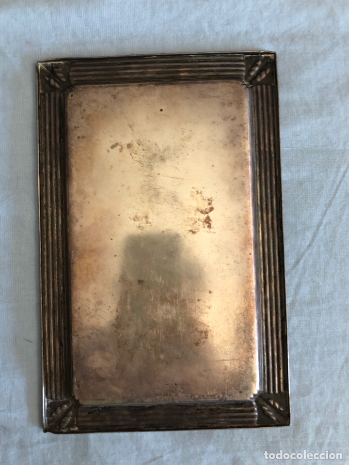 Antig&uuml;edades: Bandeja plateada - Foto 2