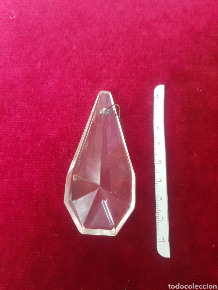 Antig&uuml;edades: Antiguo gran cristal de l&aacute;mpara - Foto 1