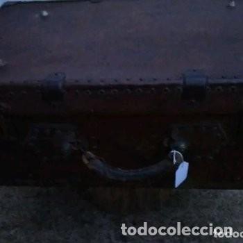 Antig&uuml;edades: Maleta Antigua de Piel - Foto 2
