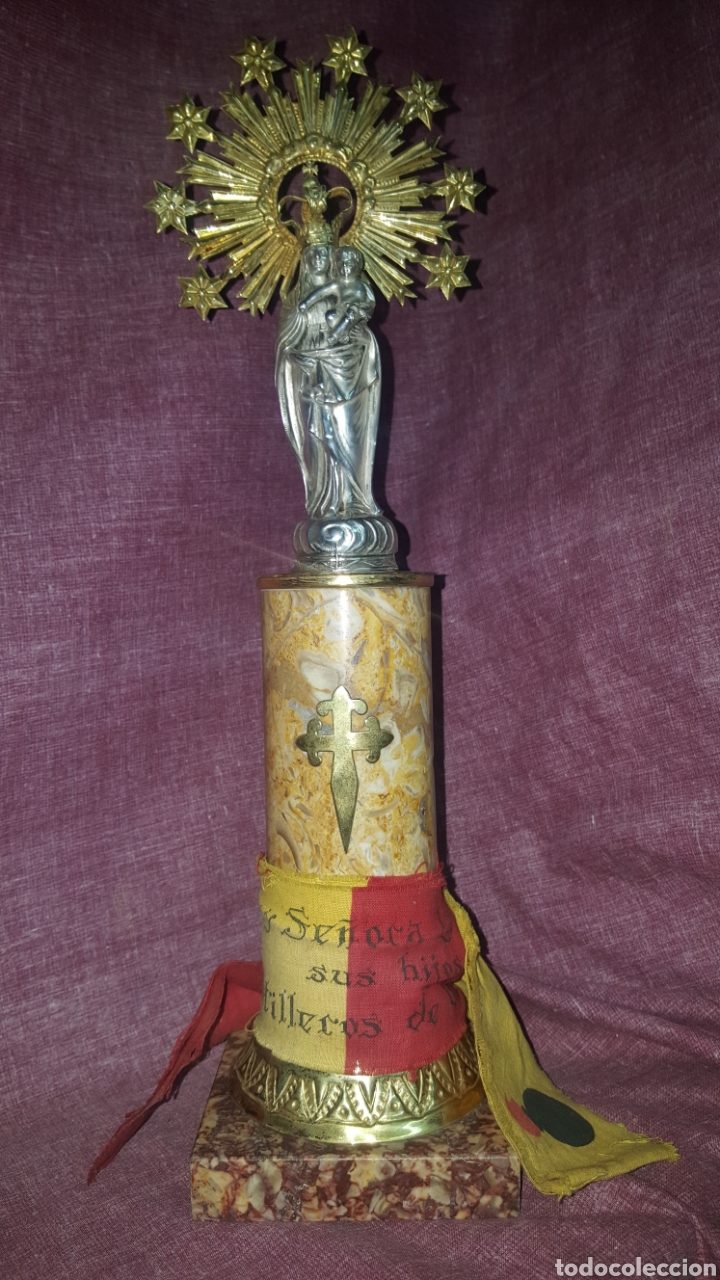 Antig&uuml;edades: VIRGEN DEL PILAR, DE PLATA - Foto 1