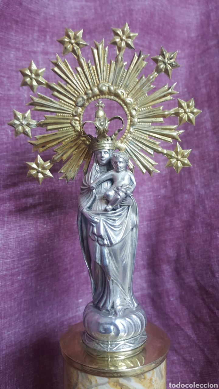 Antig&uuml;edades: VIRGEN DEL PILAR, DE PLATA - Foto 2