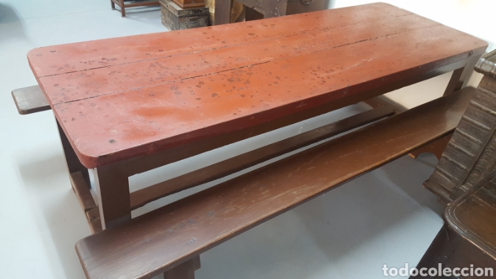 Antig&uuml;edades: Mesa de granja. - Foto 3