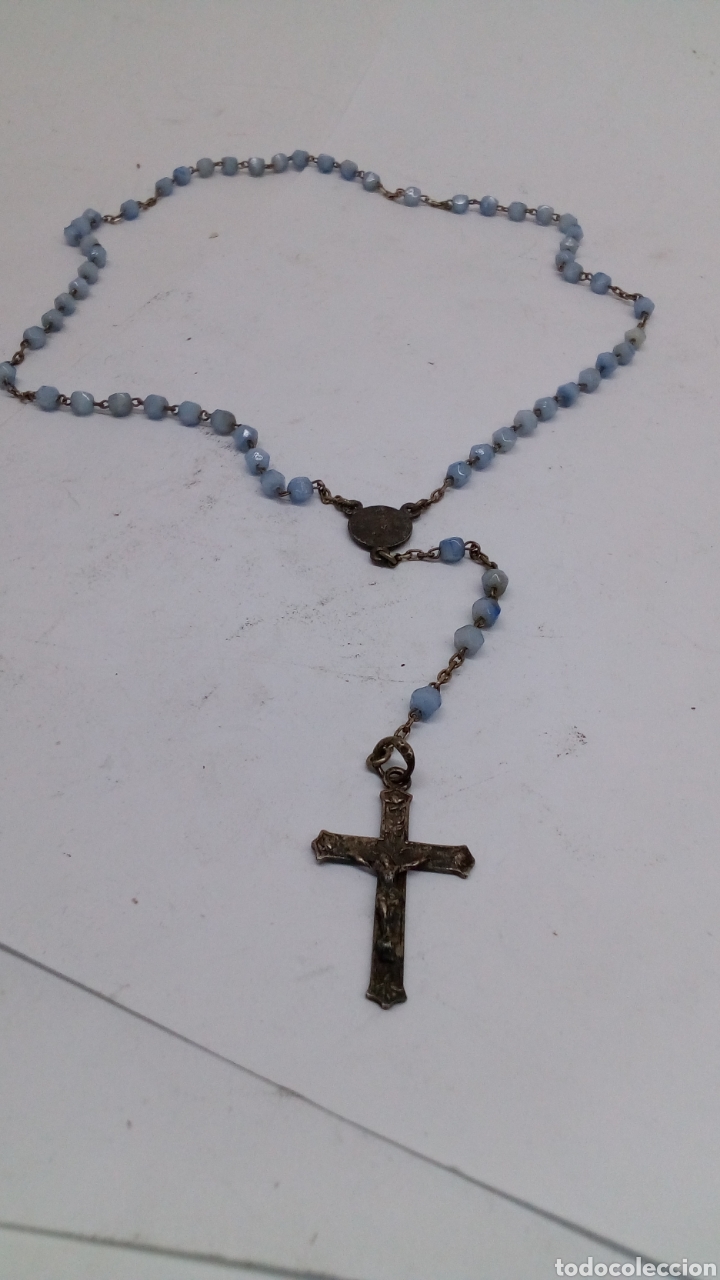 Antig&uuml;edades: Rosario con piedra natural - Foto 1