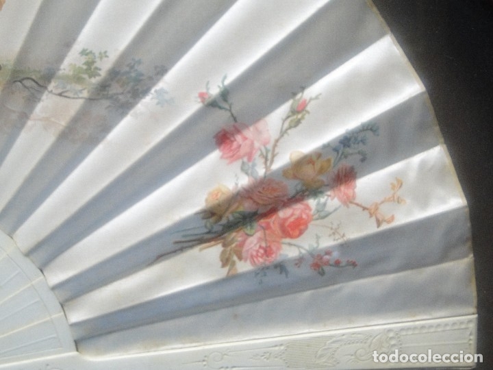 Antig&uuml;edades: ANTIGUO ABANICO, ENMARCADO - Foto 3