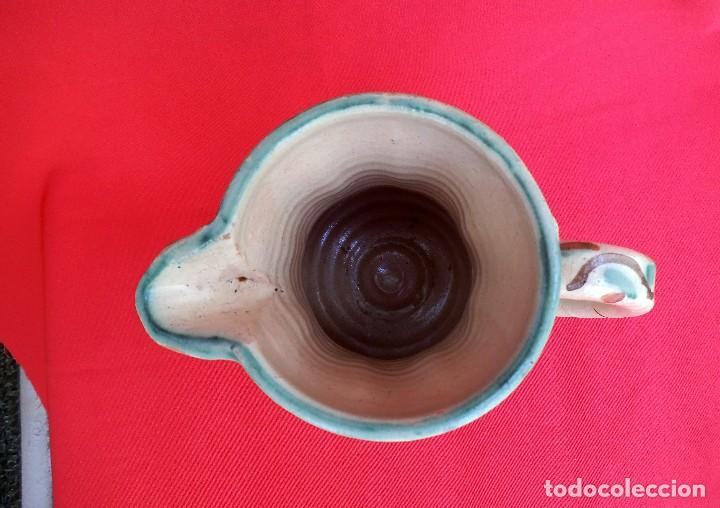 Antig&uuml;edades: Jarra cer&aacute;mica pintada a mano. - Foto 4
