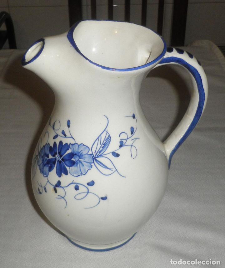 Antig&uuml;edades: jarra de ceramica decorada para sangria - Foto 1