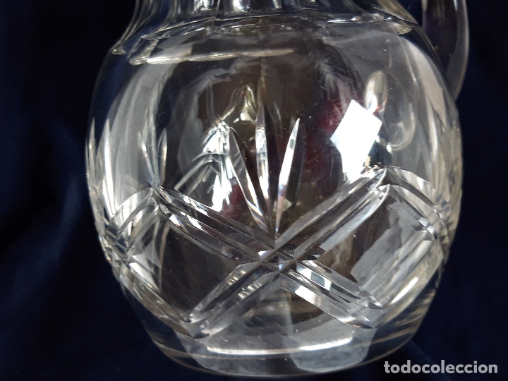 Antig&uuml;edades: Jarra Cristal tallado - Foto 2