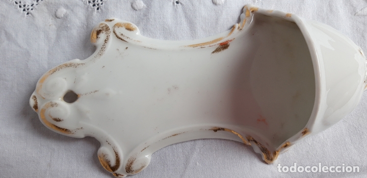 Antig&uuml;edades: Benditera porcelana de Paris XIX - Foto 5