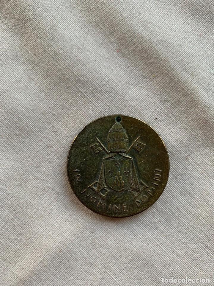 Antig&uuml;edades: MEDALLA DEL PAPA PABLO VI - BRONCE - - Foto 2