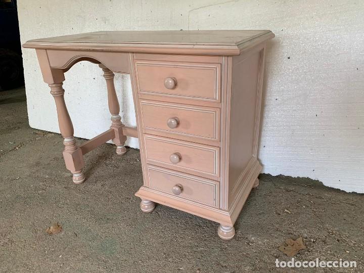 Antig&uuml;edades: ESCRITORIO EN PINO MACIZO - Foto 3