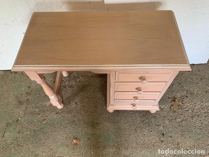 Antig&uuml;edades: ESCRITORIO EN PINO MACIZO - Foto 4