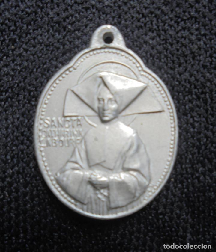 Antig&uuml;edades: Medalla Sancta Catherina Labore - Foto 1