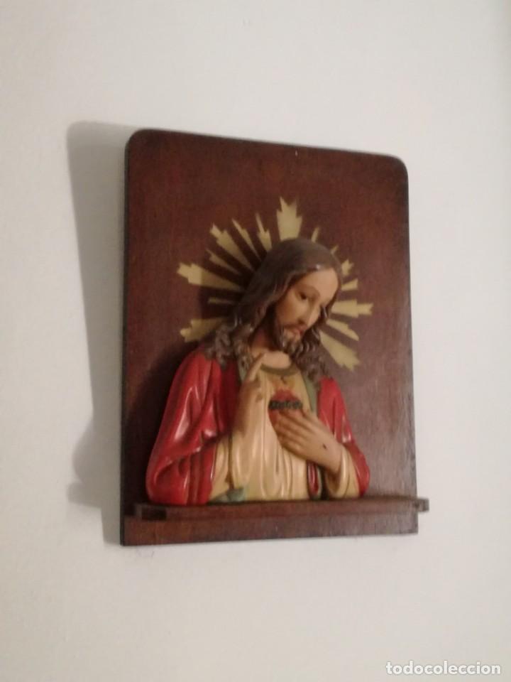 Antig&uuml;edades: CORAZ&Oacute;N DE JES&Uacute;S A&Ntilde;OS 50. - Foto 3
