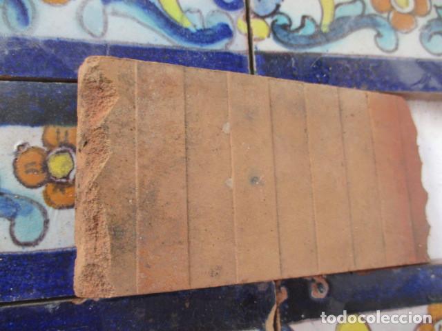 Antig&uuml;edades: Cenefas azulejos pintados - Foto 4