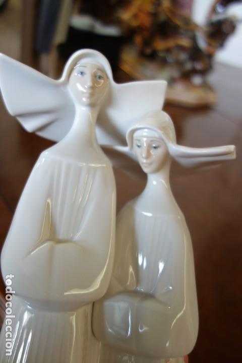 Antig&uuml;edades: Monjas blancas de LLADRO DE LOS A&Ntilde;OS 70 - Foto 5