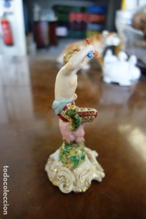 Antig&uuml;edades: Ni&ntilde;o con pajarito y nido. - Foto 2