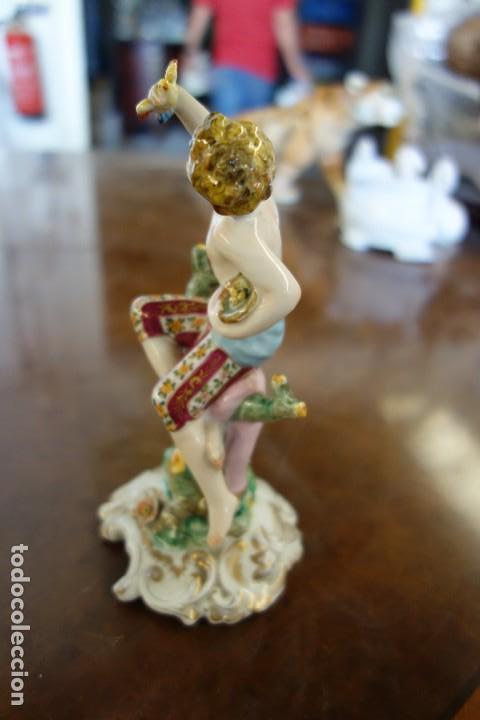 Antig&uuml;edades: Ni&ntilde;o con pajarito y nido. - Foto 4