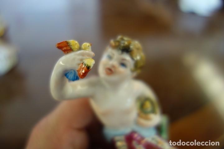 Antig&uuml;edades: Ni&ntilde;o con pajarito y nido. - Foto 5