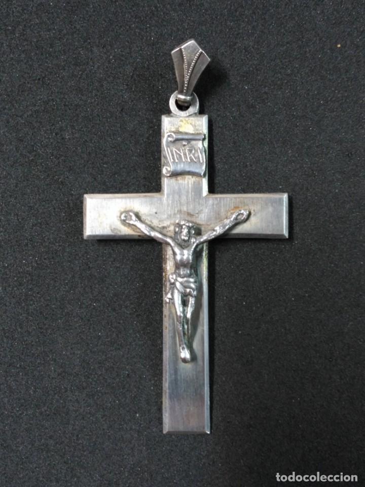 Antig&uuml;edades: CRUZ DE PLATA. COLGANTE - Foto 8