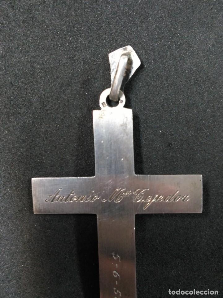 Antig&uuml;edades: CRUZ DE PLATA. COLGANTE - Foto 10
